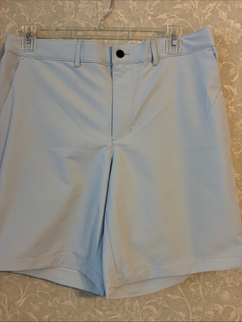 Gerry Weber Light Blue Flat-Front Performance Shorts
